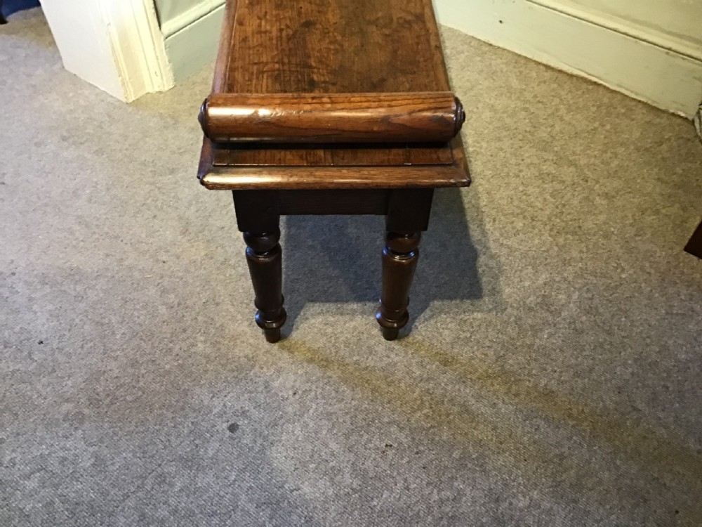 Antique Victorian hall bench  View VIII