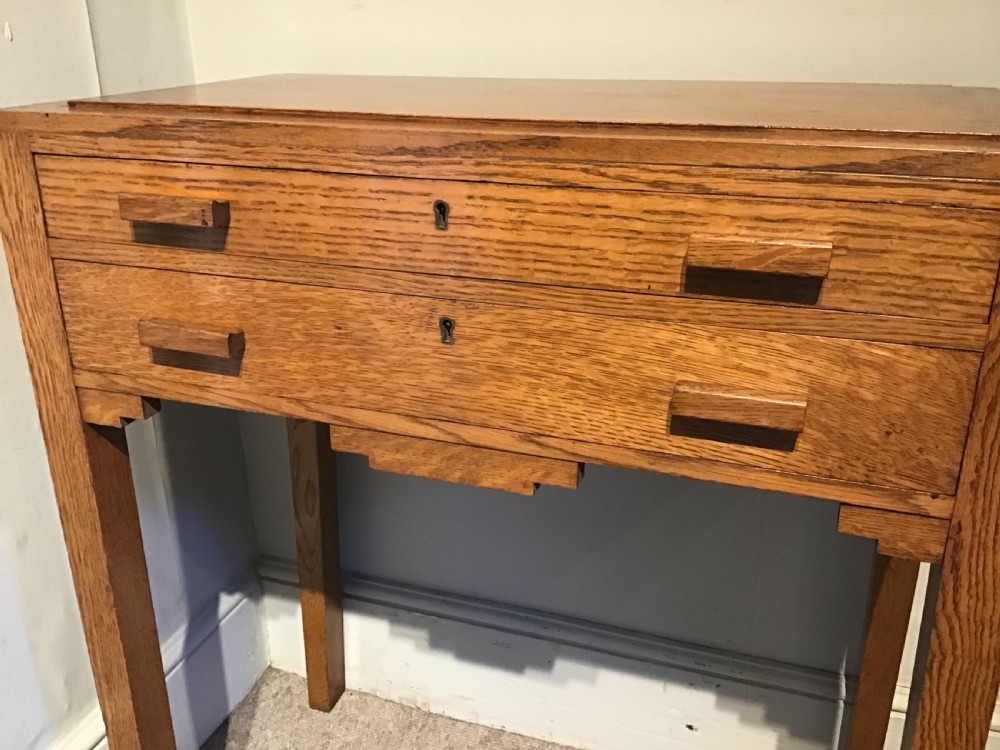 Art deco oak sidetable View IV