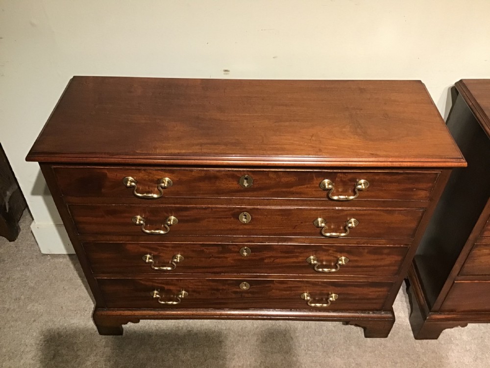 Pair of antique narrow chests of drawers View V