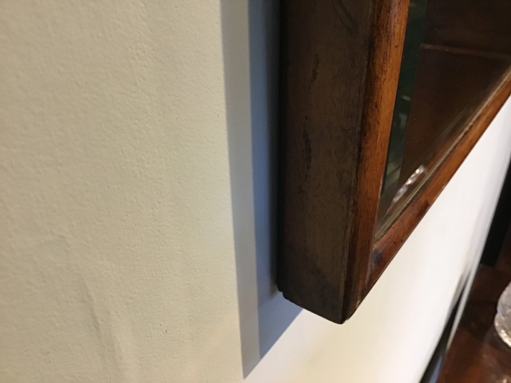 Antique walnut framed mirror View VI