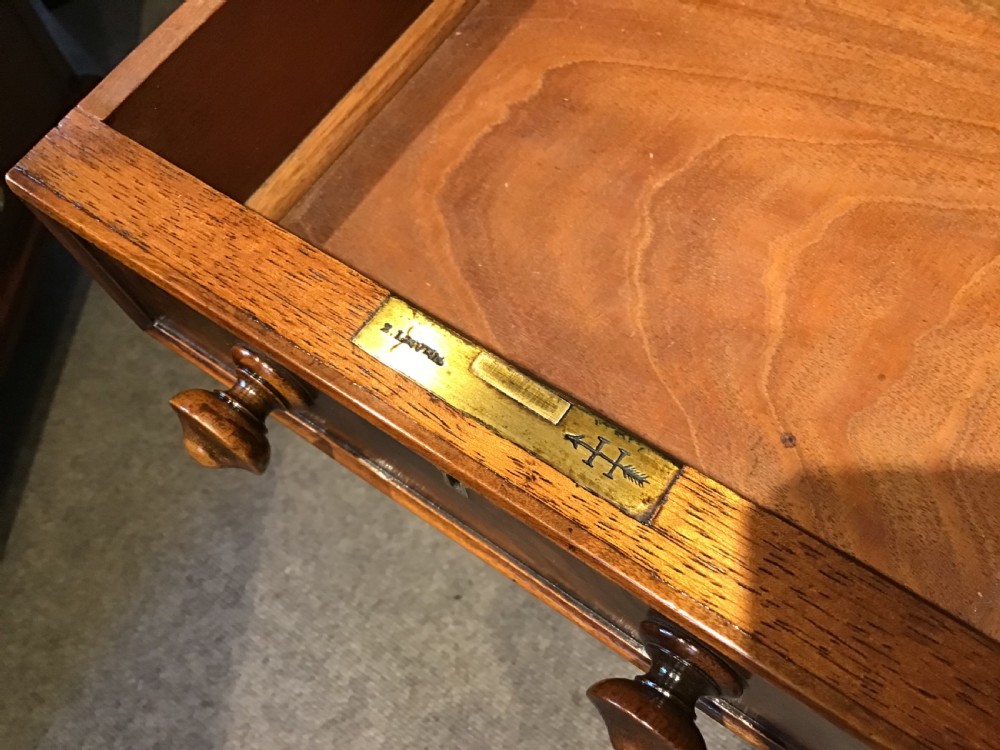 Antique walnut pedestal desk View X