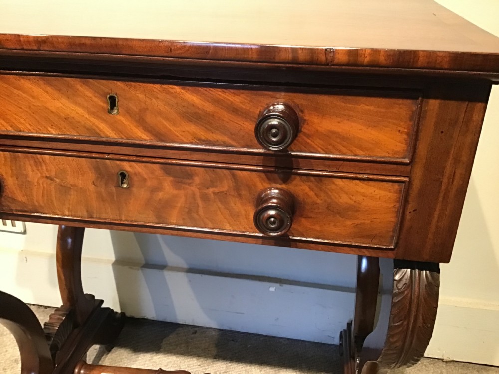 Antique mahogany table View IV