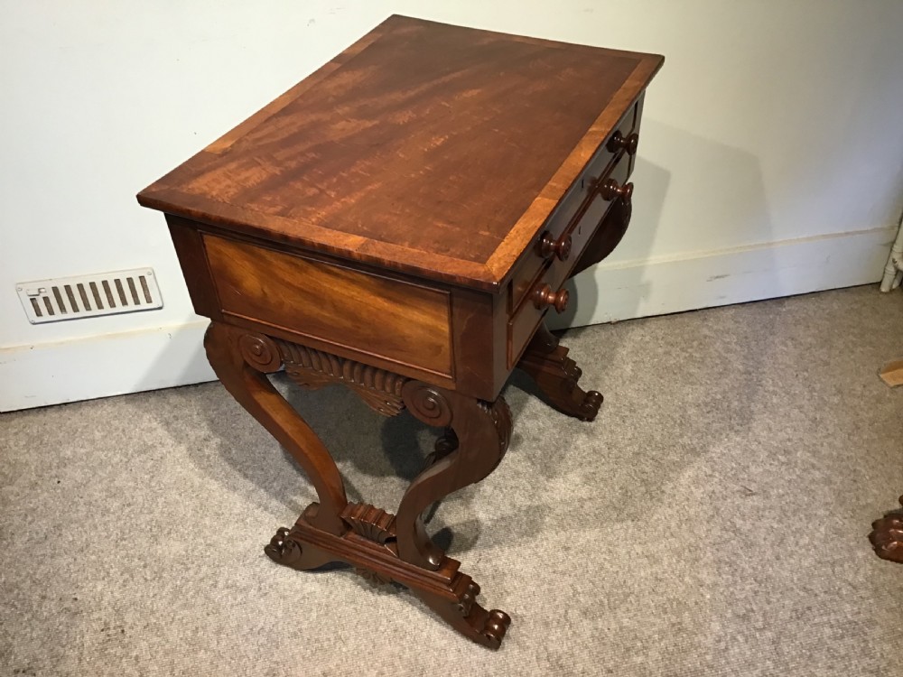 Antique mahogany table View VII