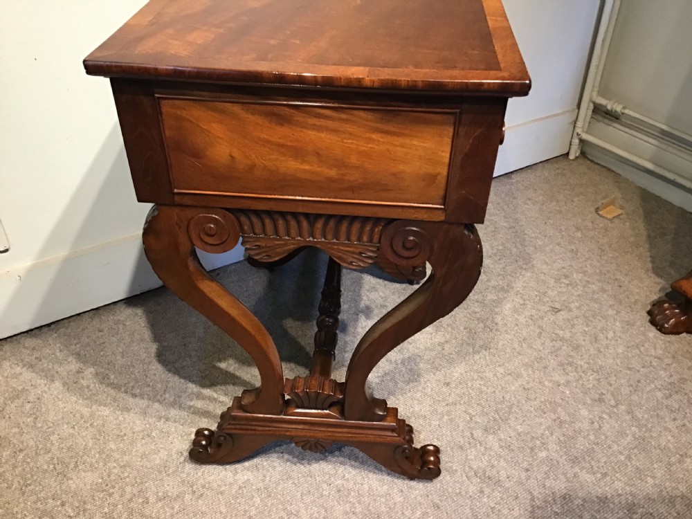 Antique mahogany table View VIII