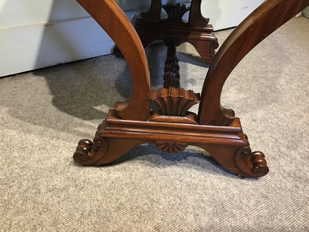 Antique mahogany table View IX
