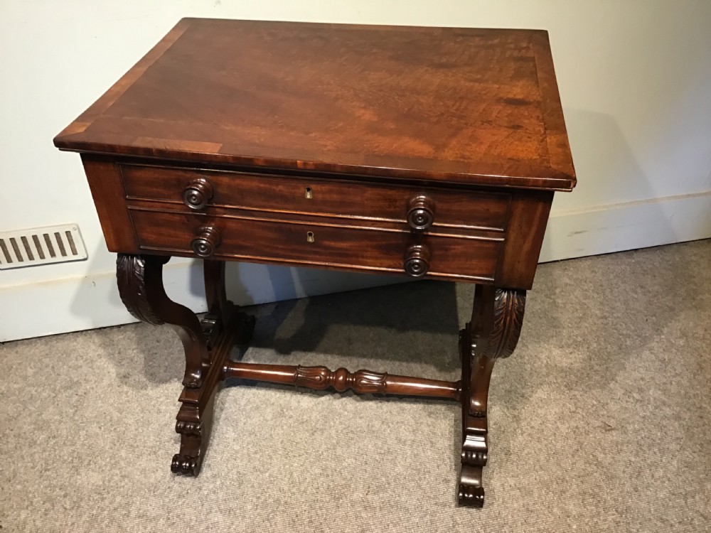 Antique mahogany table View XI