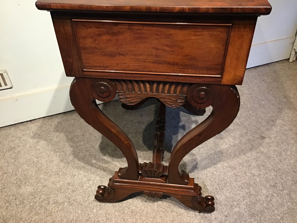 Antique mahogany table View XII