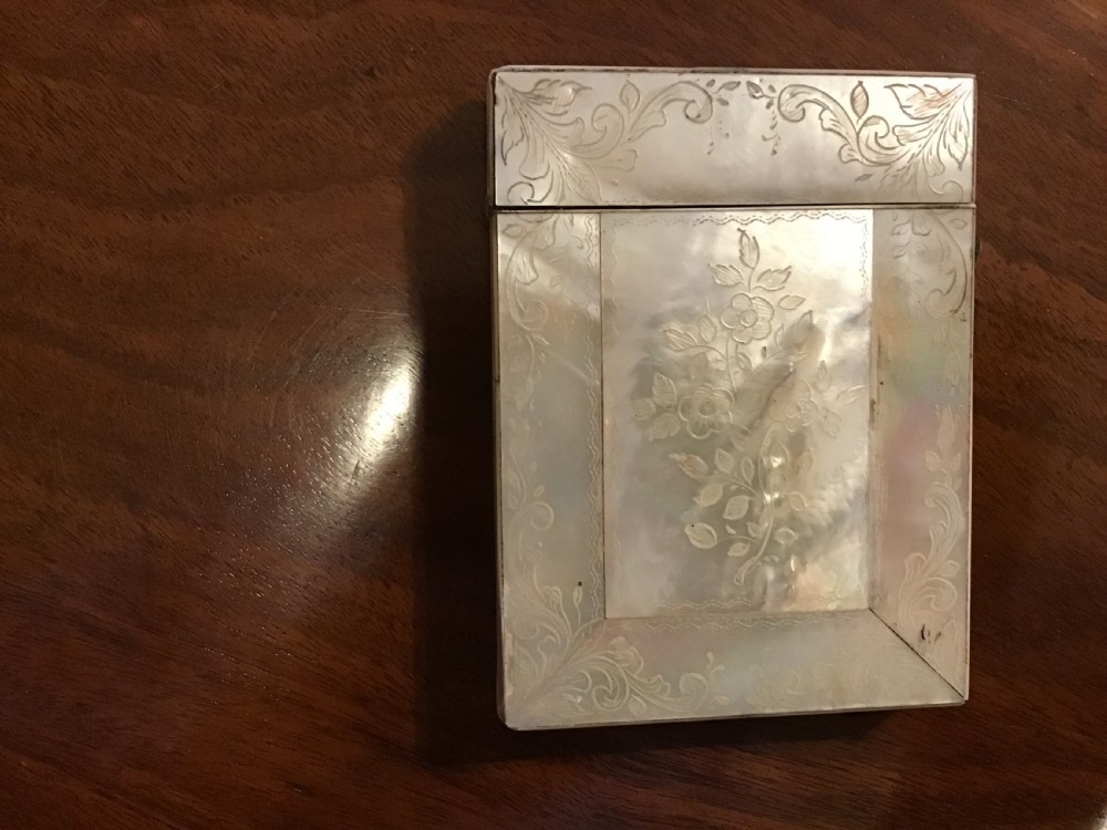 Antique card case