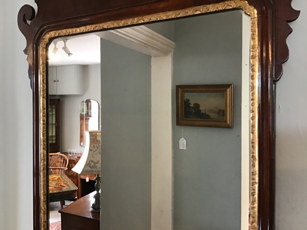 Antique mahogany mirror View III