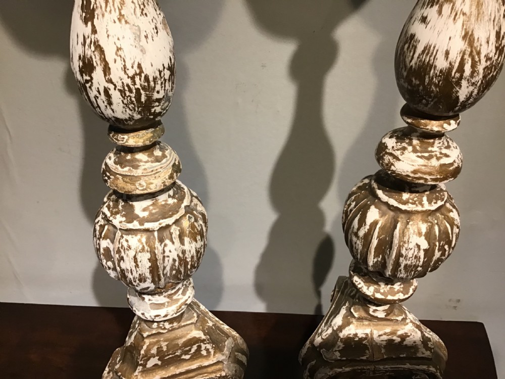 Pair of pricket candlesticks View IV