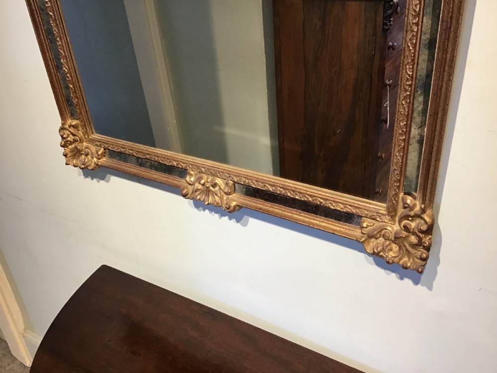 Antique gilt wall mirror View IV