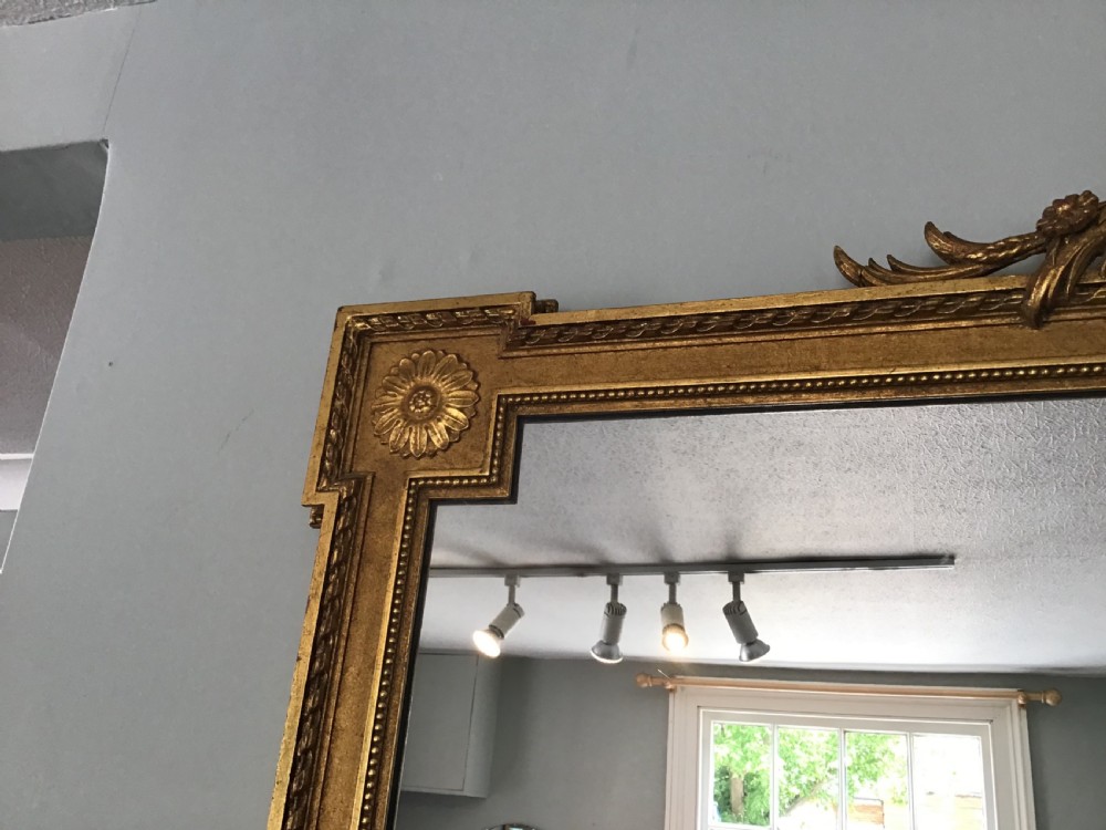 Gilt wall mirror View V