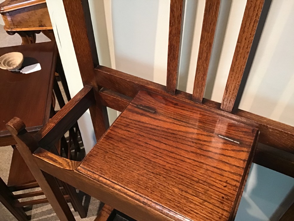 Antique oak hall stand View IV