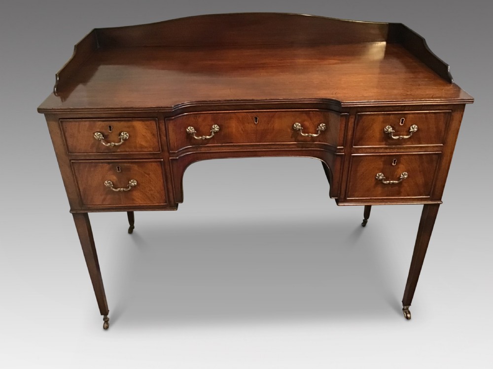 Antique mahogany writing table