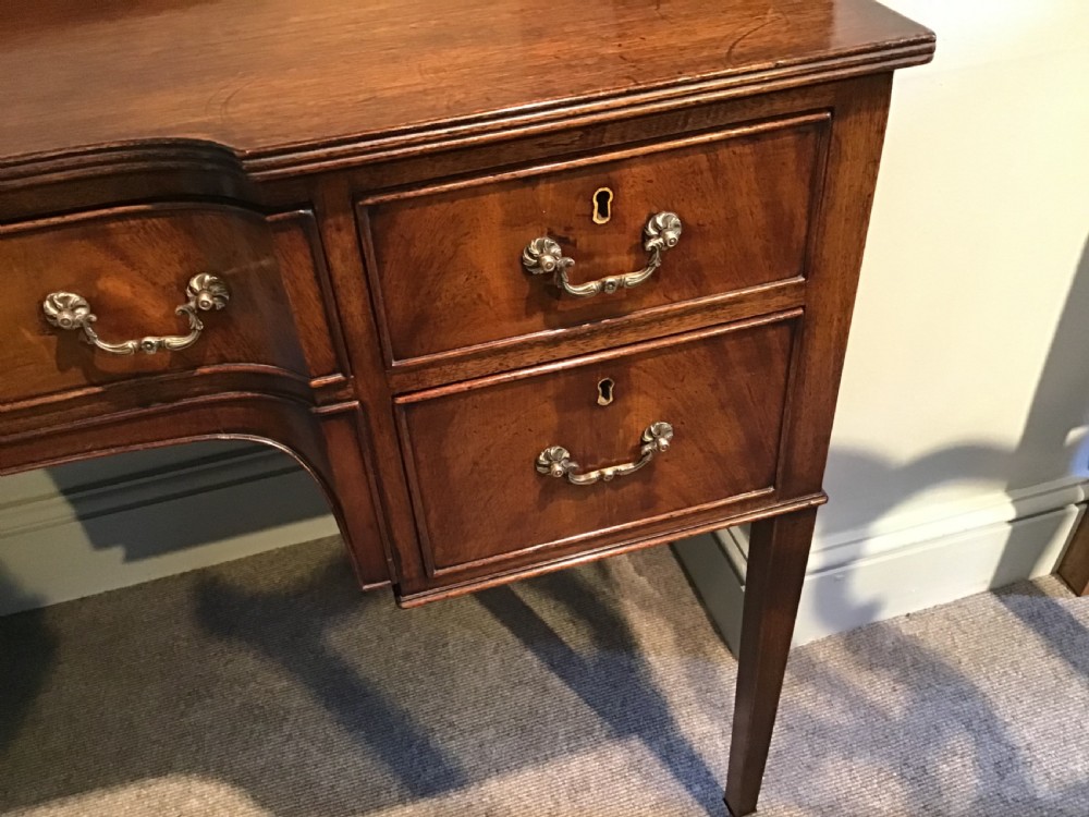 Antique mahogany writing table View II