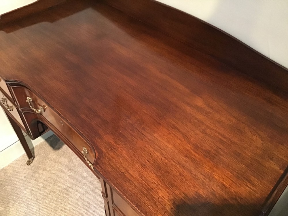 Antique mahogany writing table View V