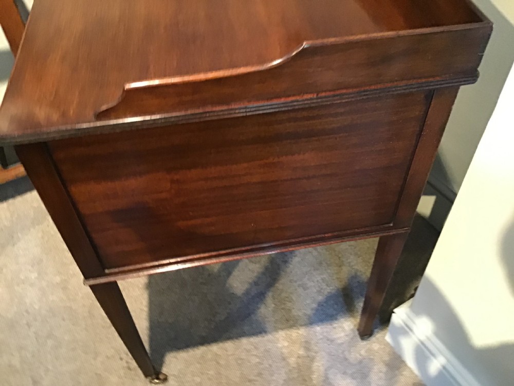 Antique mahogany writing table View VI