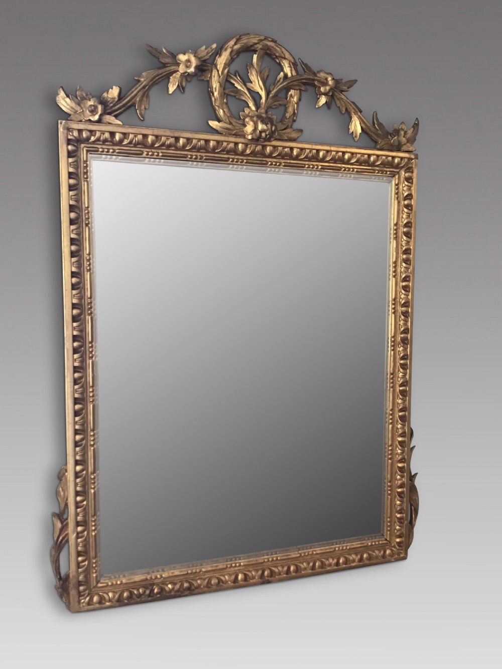 Antique gilt framed mirror