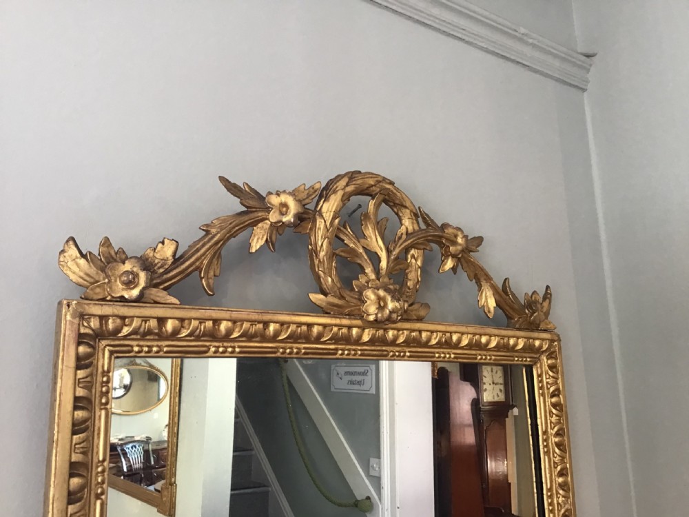 Antique gilt framed mirror View II