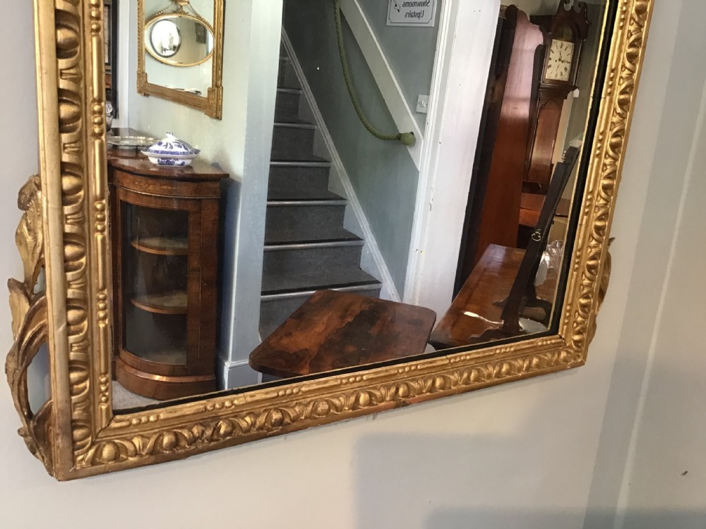 Antique gilt framed mirror View III