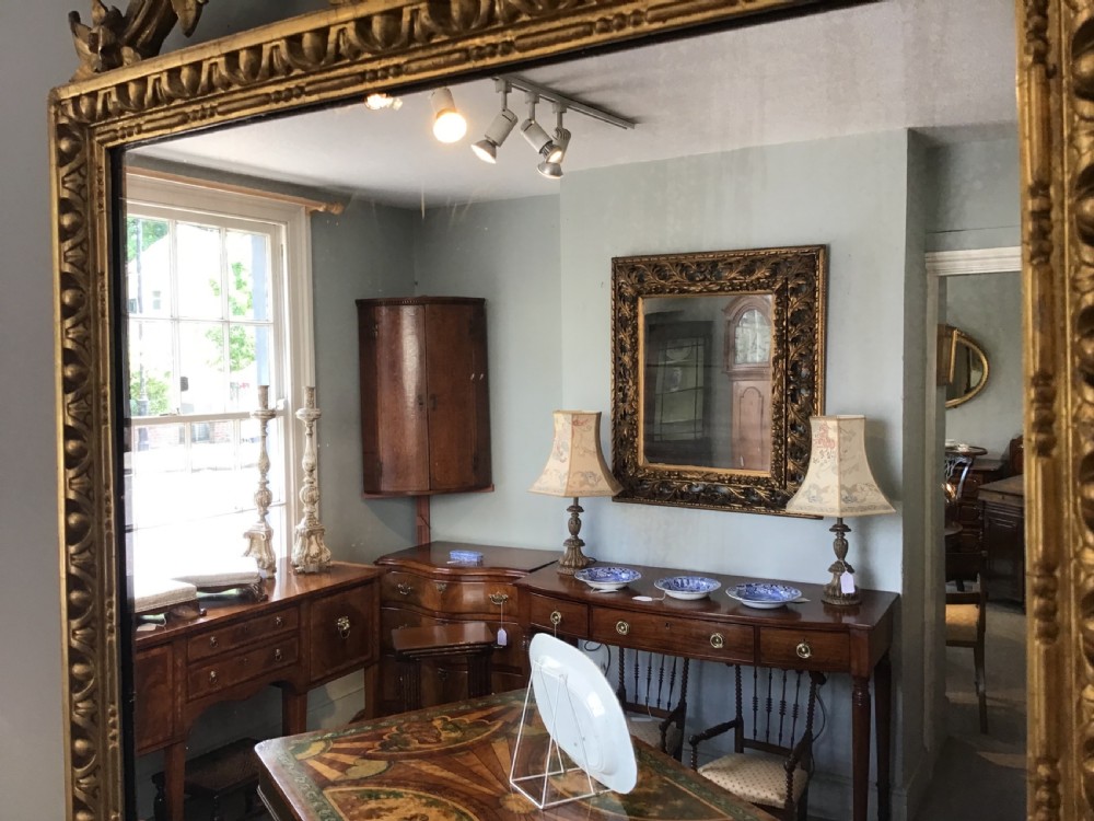 Antique gilt framed mirror View IV