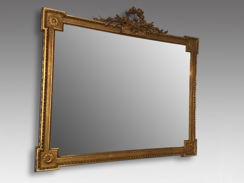 Gilt wall mirror