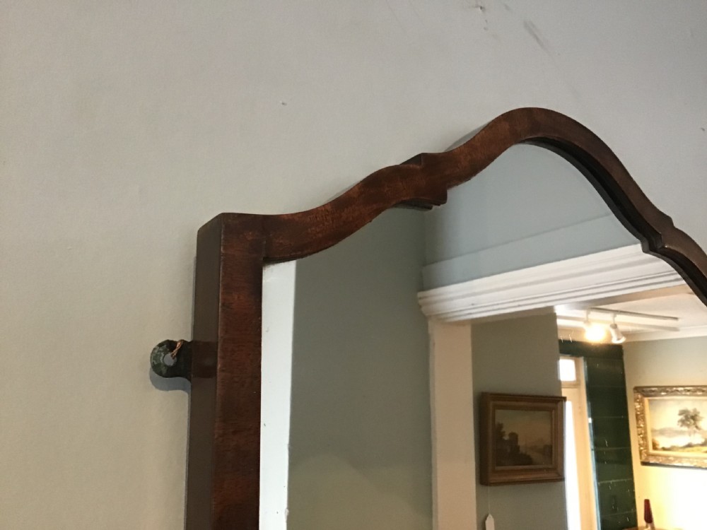 Antique mahogany mirror View III