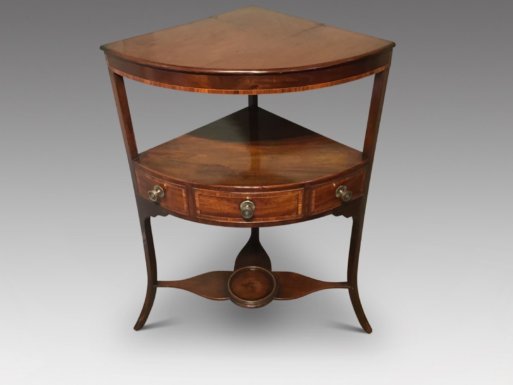 Antique corner table