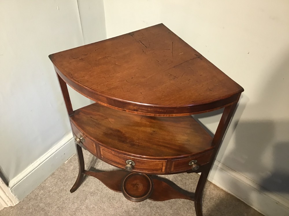 Antique corner table View II