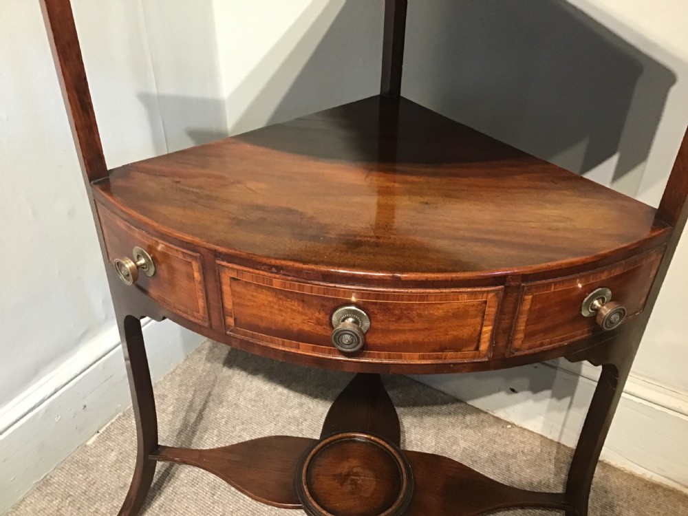 Antique corner table View IV