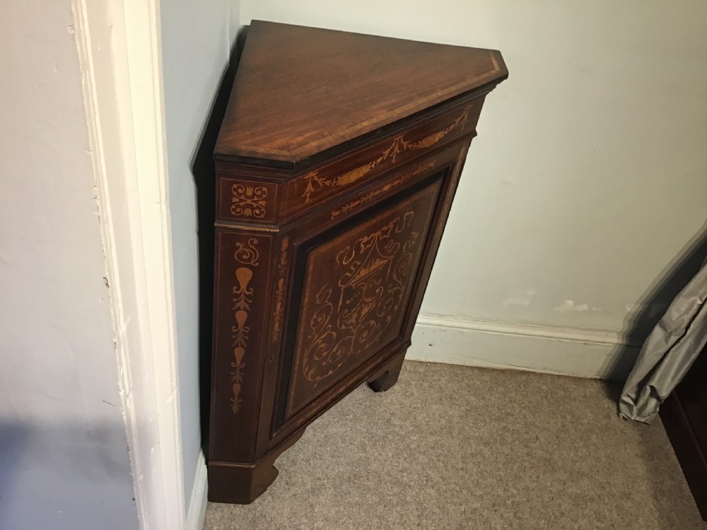 Antique corner cabinet View II