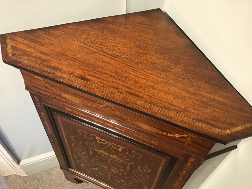 Antique corner cabinet View III