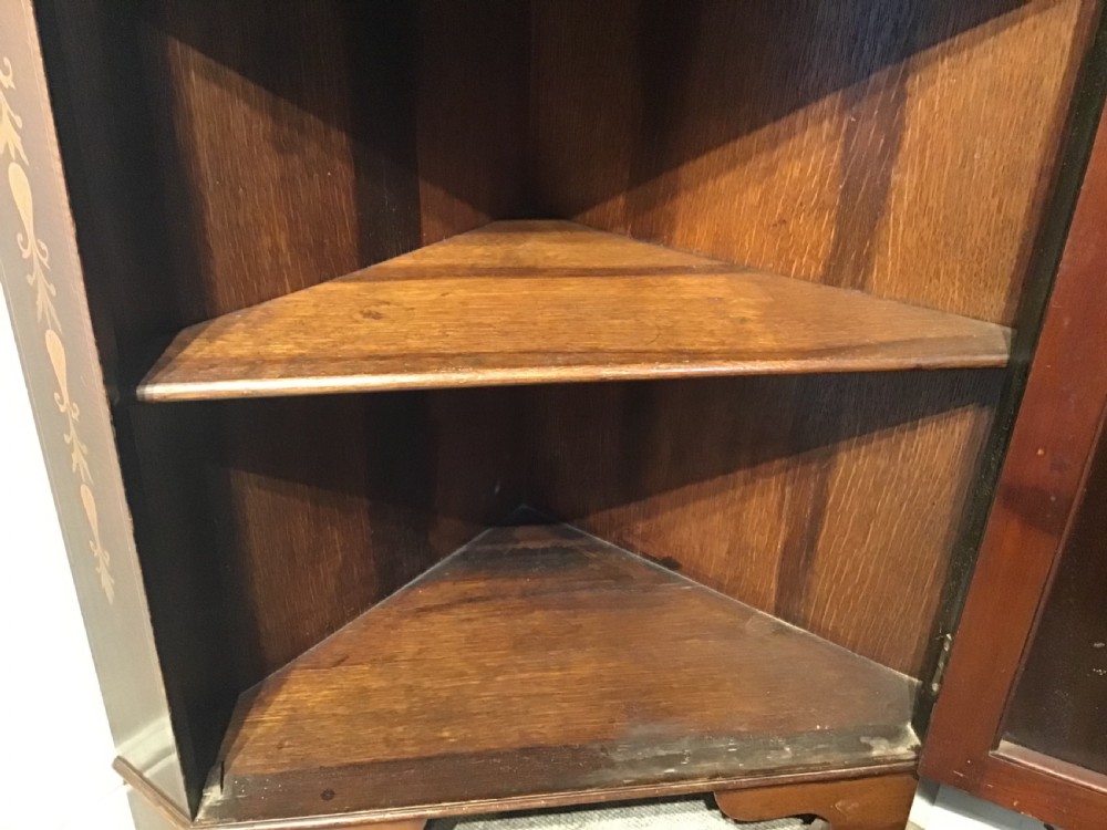 Antique corner cabinet View IV