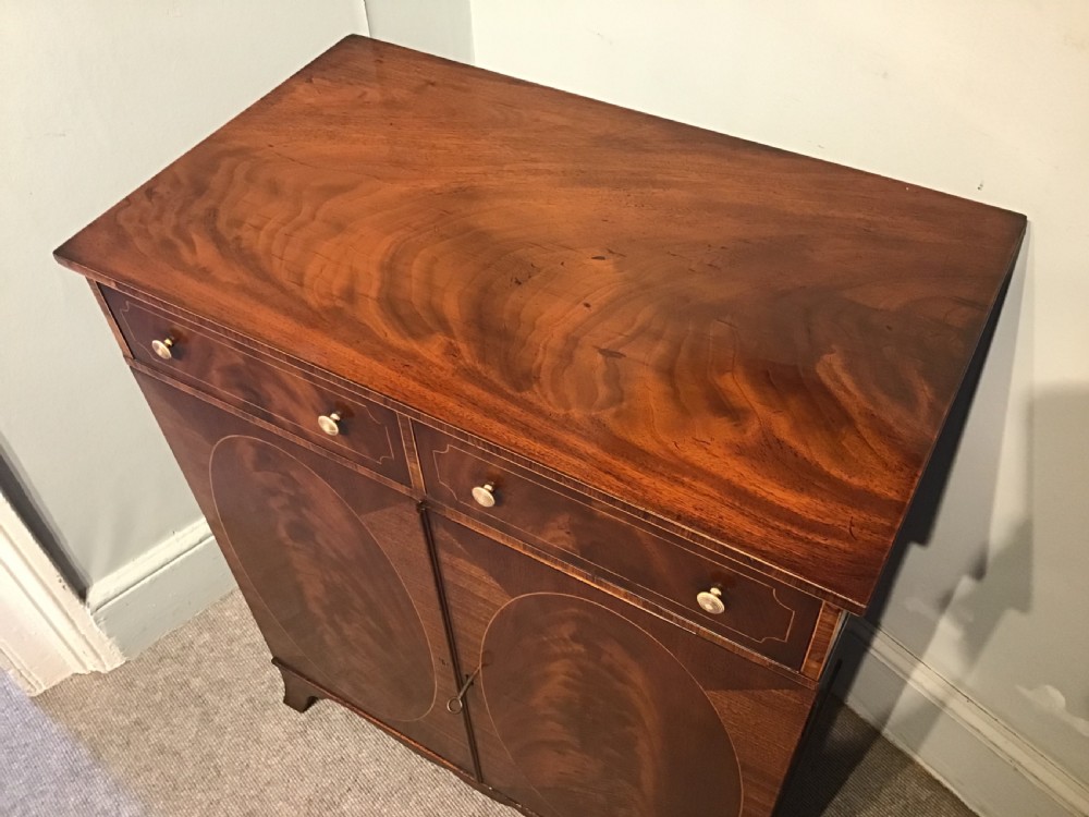 Antique mahogany sidecabinet View II