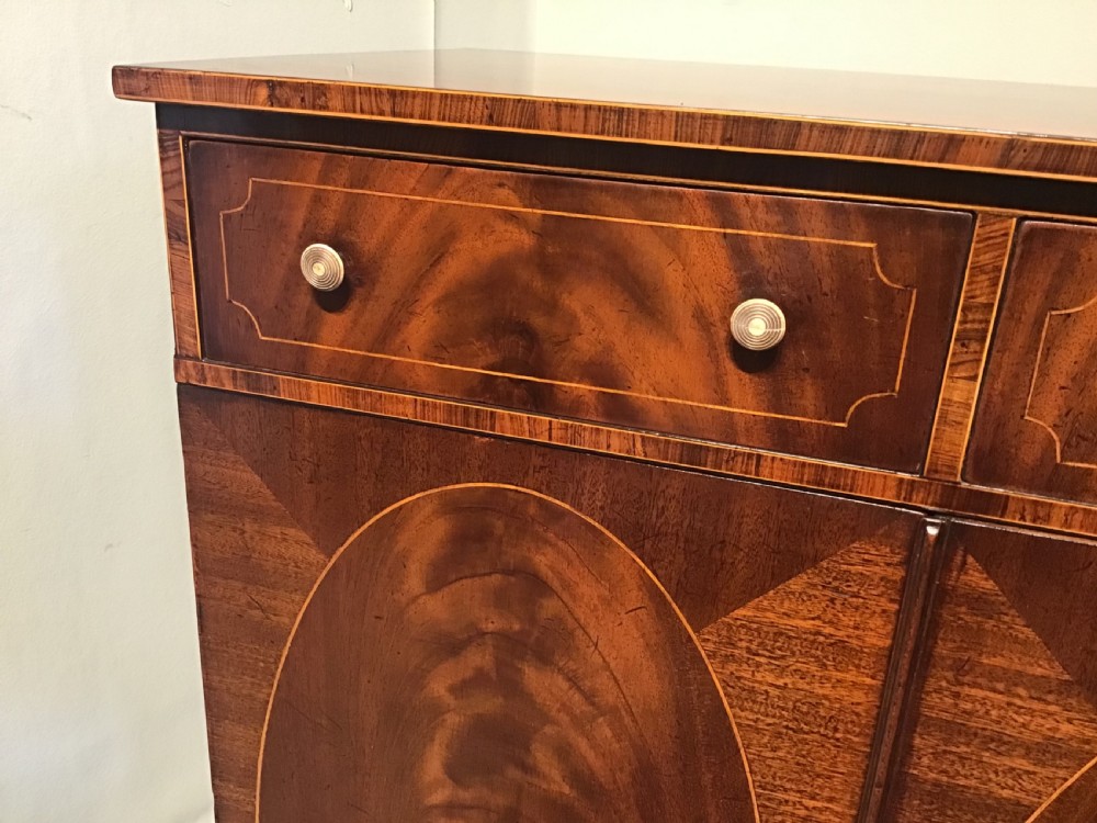 Antique mahogany sidecabinet View III