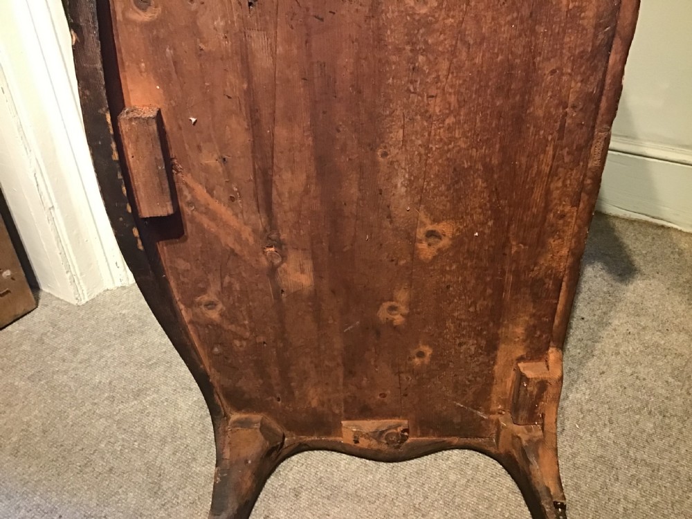 Antique bow front chest of drawers View X