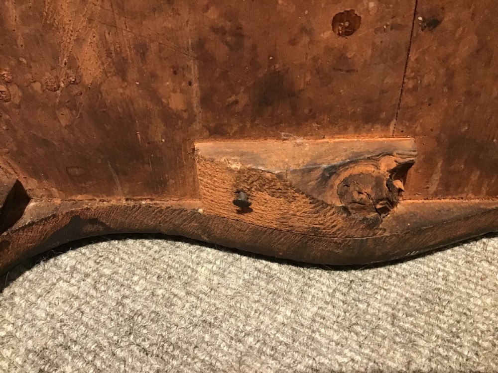 Antique bow front chest of drawers View XI