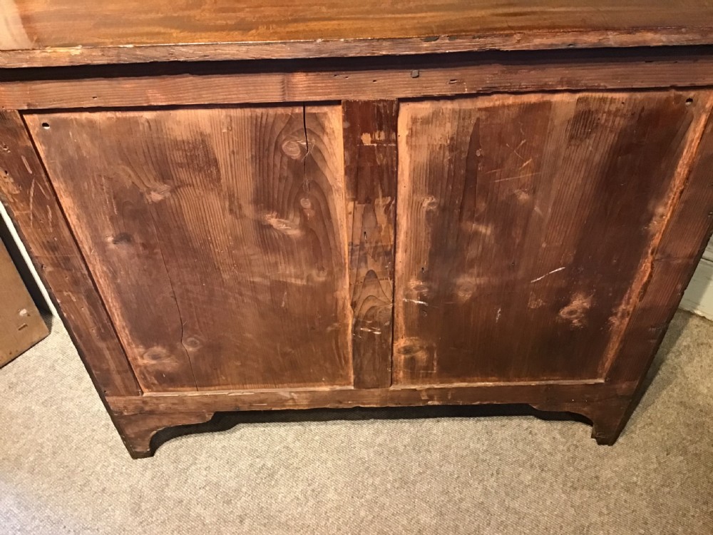 Antique bow front chest of drawers View XII