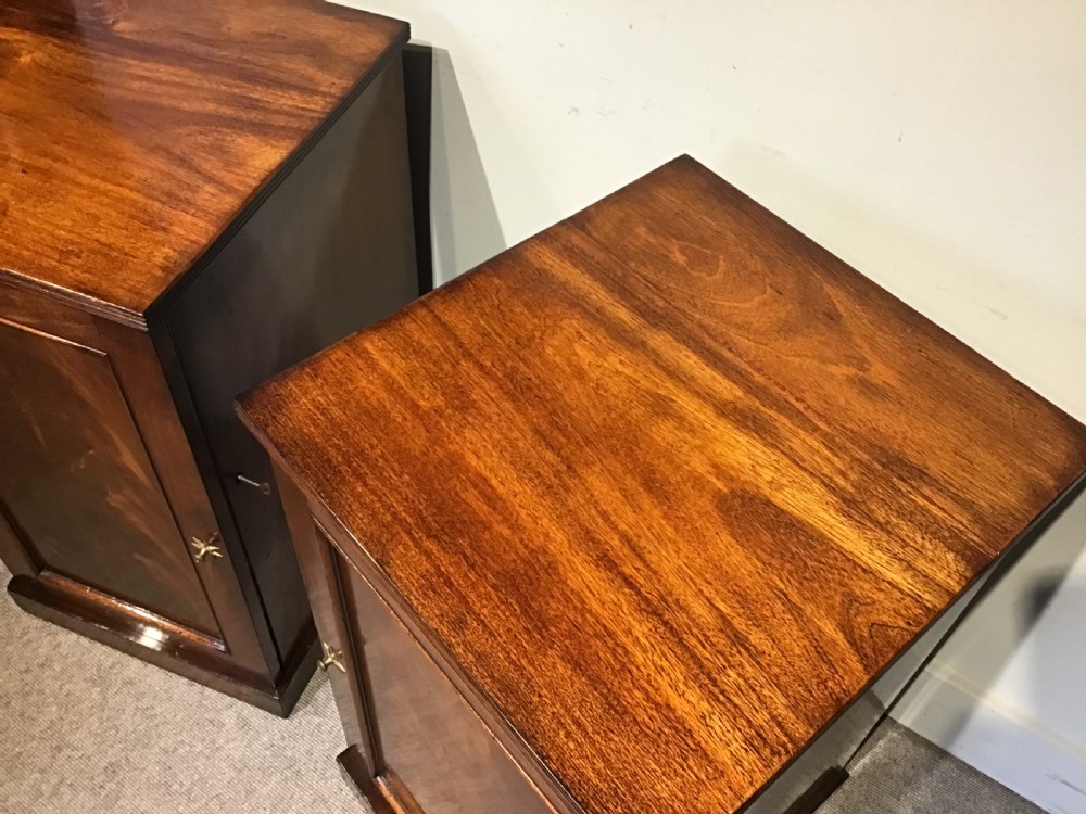 Pair of antique bedside cabinets View III