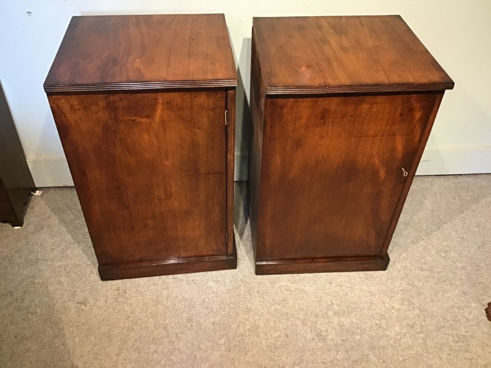 Pair of antique bedside cabinets View V