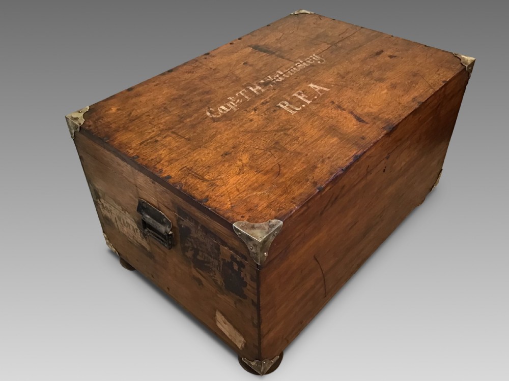 Antique naval trunk View II