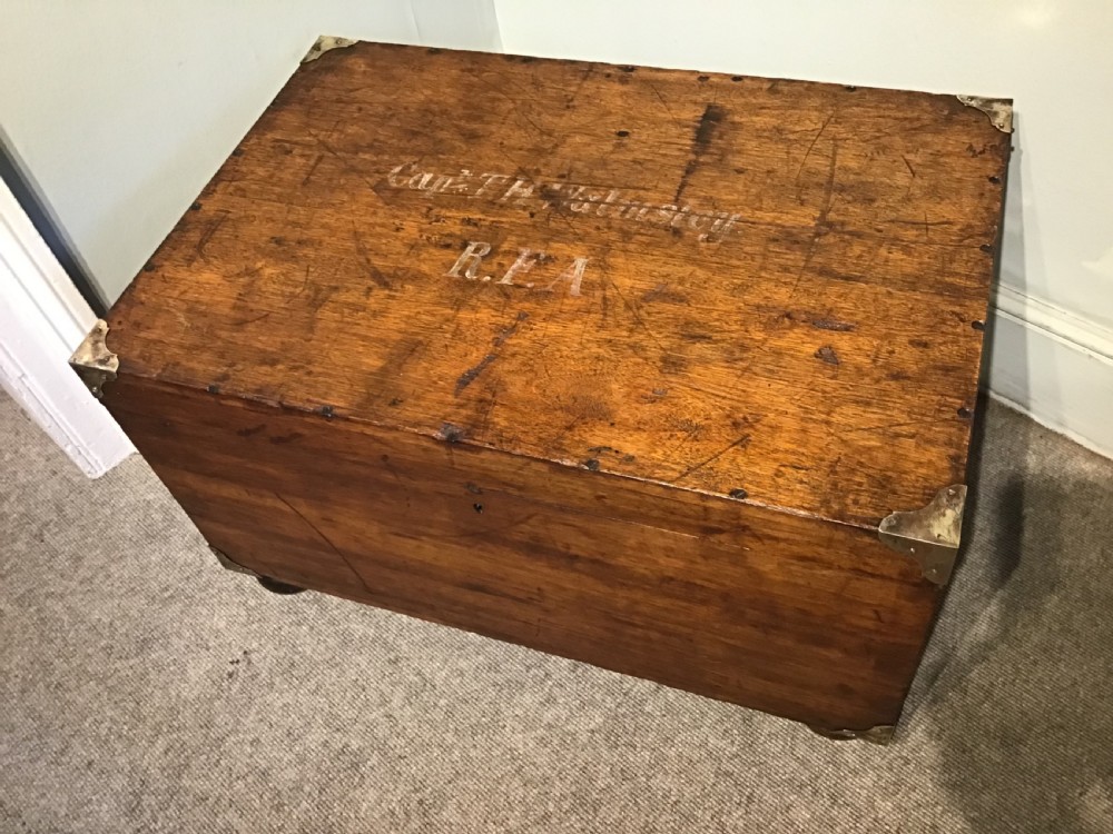 Antique naval trunk View III