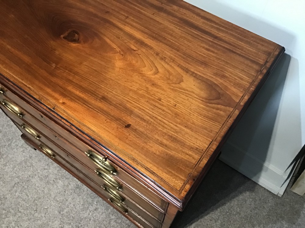 Georgian mahogany chest of drawers View III