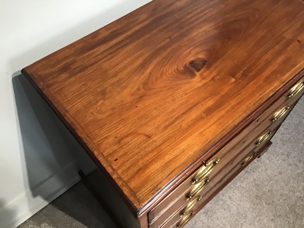 Georgian mahogany chest of drawers View IV