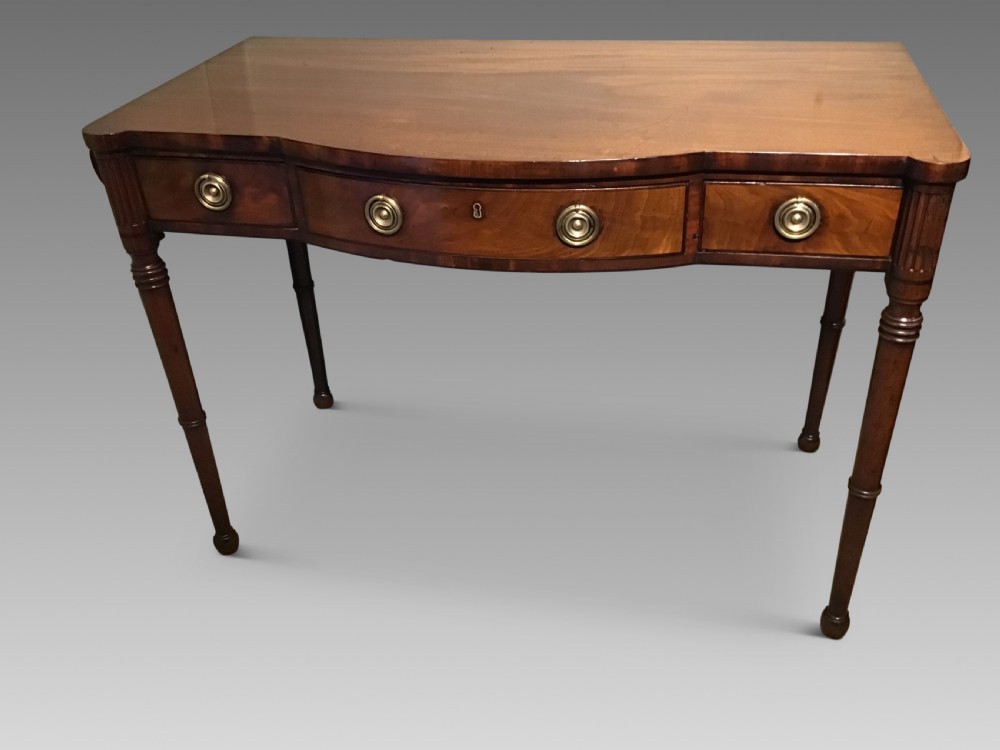 Antique mahogany writing table