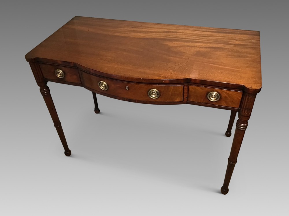 Antique mahogany writing table View II
