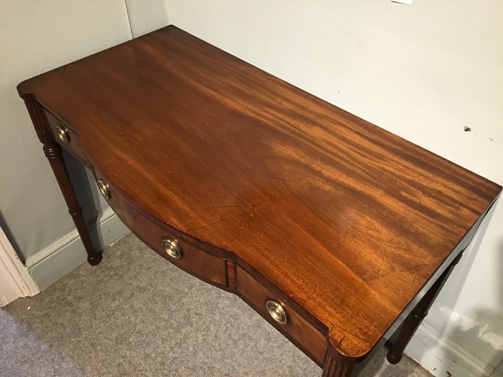 Antique mahogany writing table View III