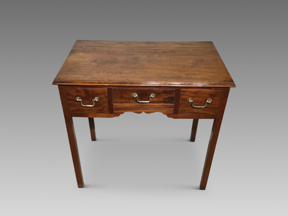 Antique mahogany lowboy View II