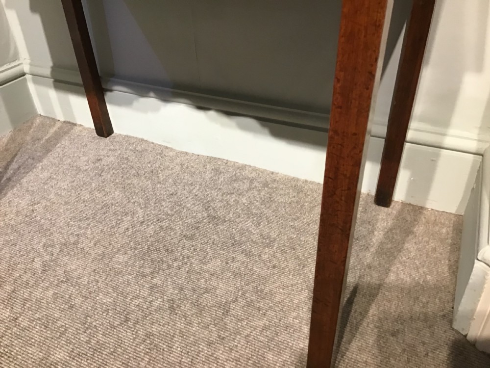 Antique mahogany lowboy View V