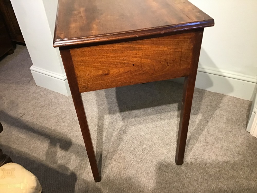 Antique mahogany lowboy View VIII